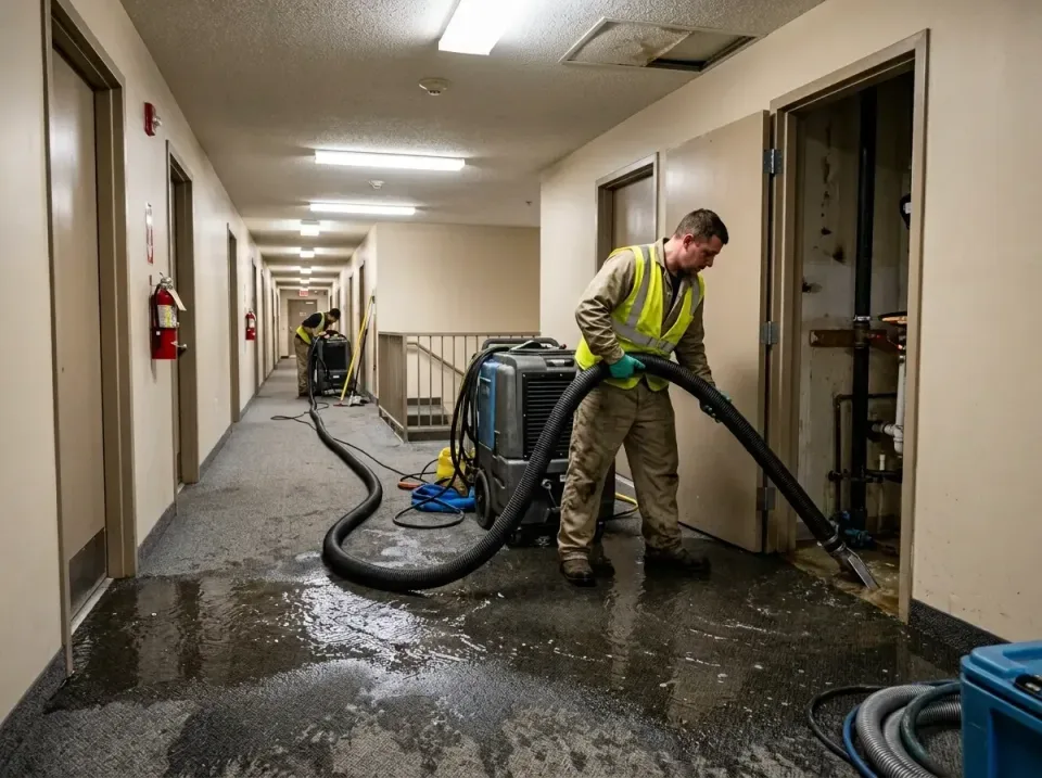 multi-unit-apartment-hallway-f-005 — frequently asked questions, Emergency Burst Pipe Water Extraction & Removal in Belleair…